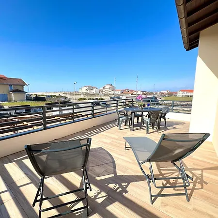 O Courant - T3 Terrasse Vue Ocean * Mimizan